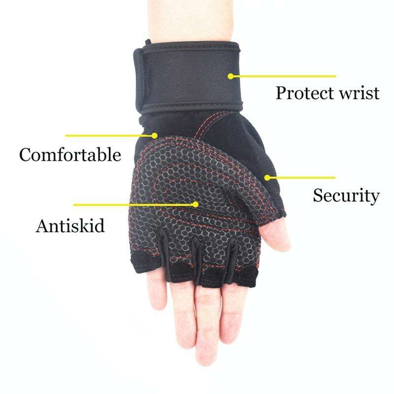 Gym Gloves Heavyweight Sports Exercise Weight Lifting Gloves Body Building Training Sport Fitness...
