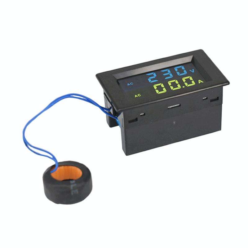 D85-2042A 110V 220V 380V 100A Digital AC Voltmeter Ammeter Current Amps Volt Meter LCD Panel Moni...