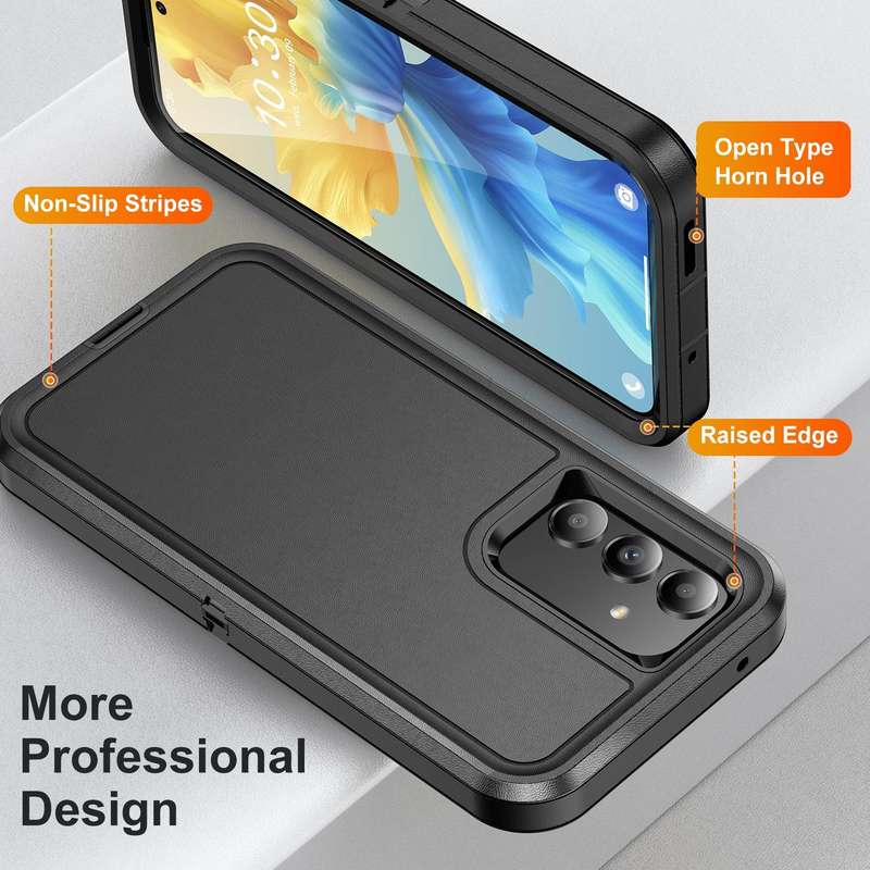 For Samsung Galaxy A54 Life Waterproof Rugged Phone Case(Black)