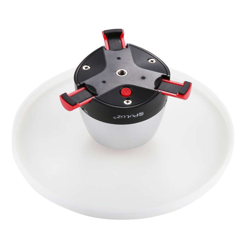 PULUZ Electronic 360 Degree Rotation Panoramic Tripod Head + Round Tray with Control Remote for S...