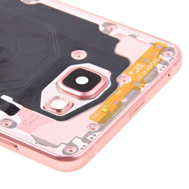 For Galaxy A7 (2016) / A7100  Middle Frame Bezel(Pink)