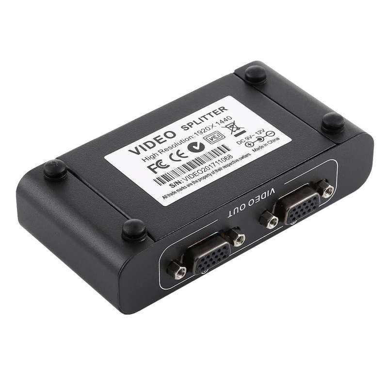 VGA-102A 1 to 2 Ports 1920 x 1440 VGA Splitter