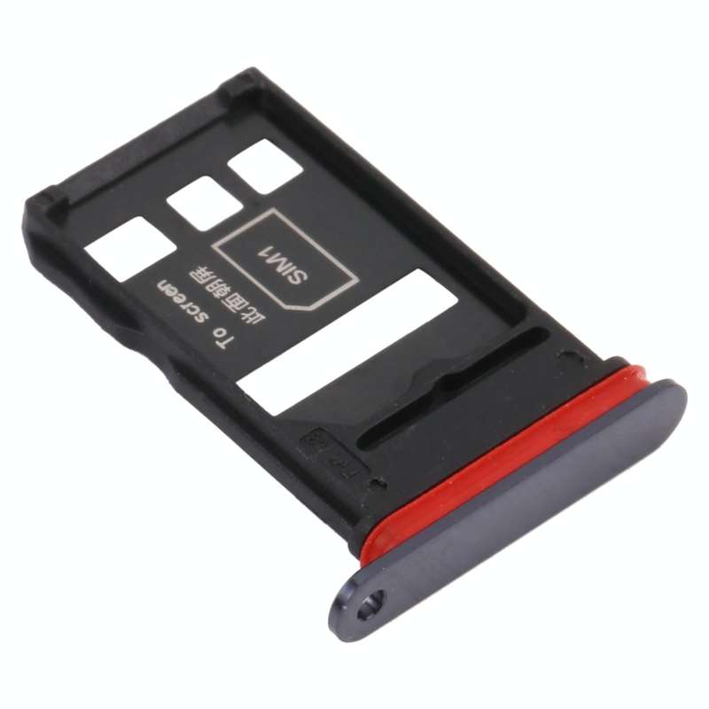 SIM Card Tray + SIM Card Tray for Honor V40 5G(Black)