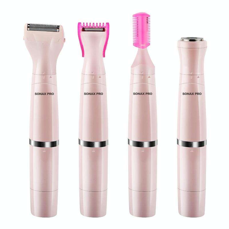 SONAX PRO SN-8933 4 In 1 Electric Women Shaver Multi-Function USB Charge Scraping Knife Hair Remo...
