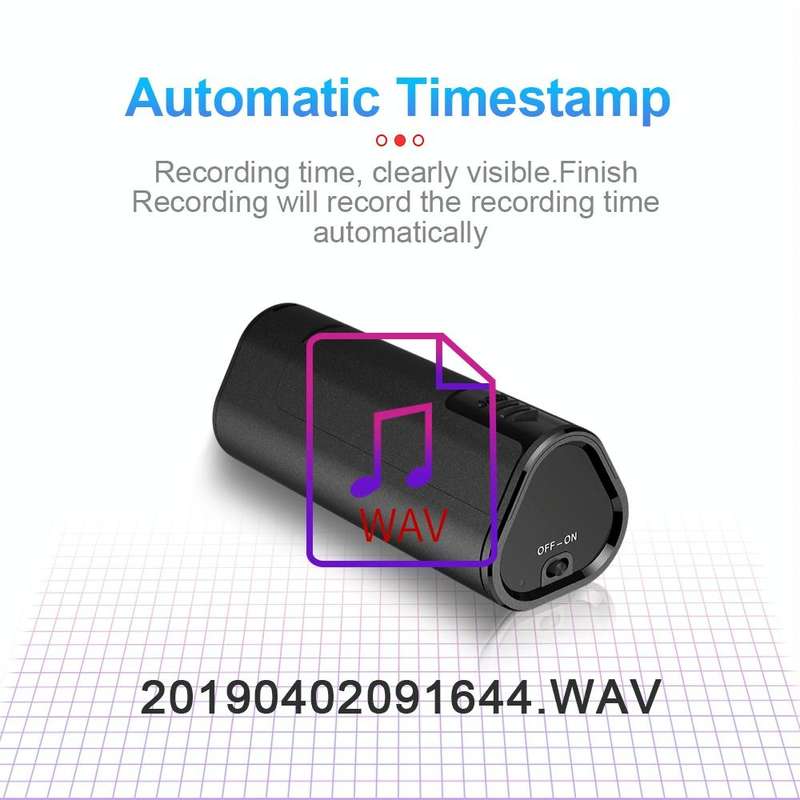 Q51 Intelligent HD Noise Reduction Remote Voice Control Recorder, Capacity:4GB(Black)