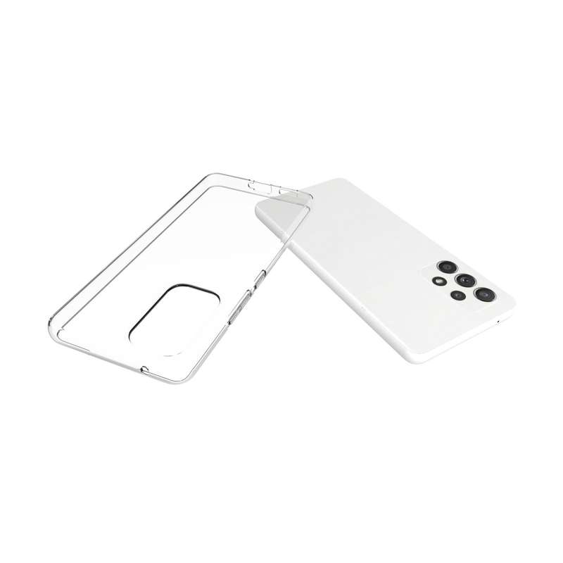 For Samsung Galaxy A53 Waterproof Texture TPU Phone Case(Transparent)