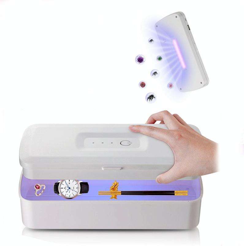 907 Mobile Phone Sterilization Box Ultraviolet Handheld Sterilizer Multifunctional Intelligent St...