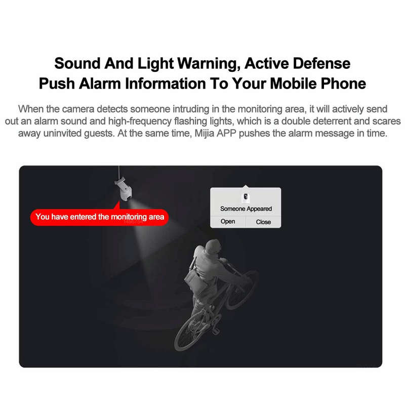 Original Xiaomi CW400 Outdoor Camera 2.5K Ultra HD Smart Full Color Night Vision IP66 Waterproof,...
