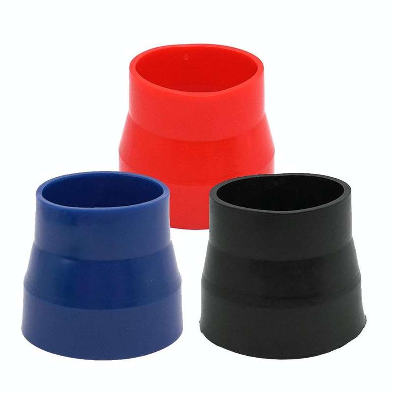 XH-UN081 63mm-76mm Universal Car Air Intake System Air Filter Pipe Tube(Blue)