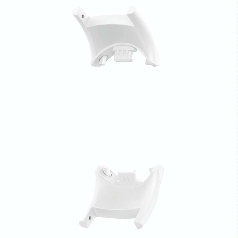 For Xiaomi Mi Band 8 1 Pair  PC Plastic Watch Band Connector(White)