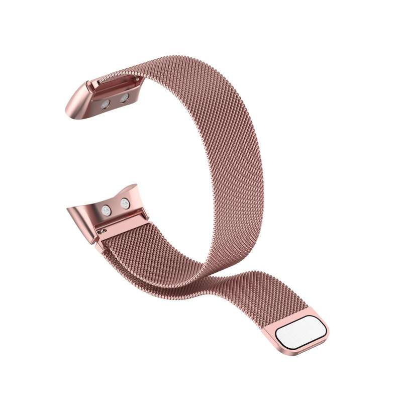 For Garmin Forerunner 45 / 45S / Swim 2 Milanese Watch Band(Rose Pink)