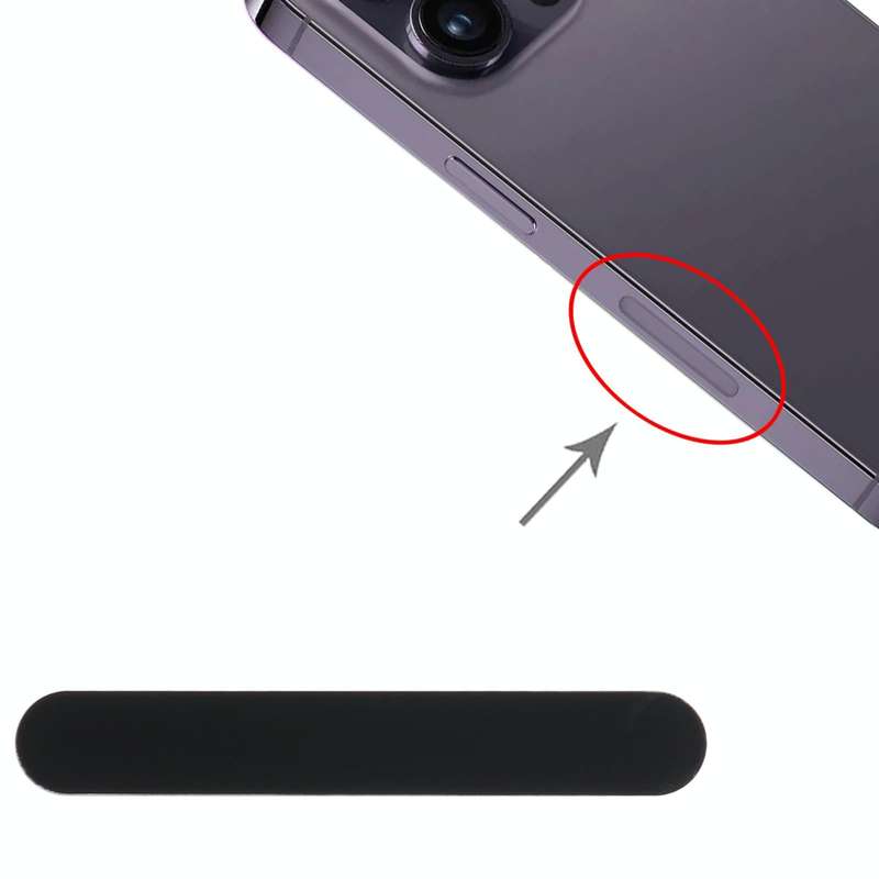 For iPhone 14 Pro / 14 Pro Max US Edition 5G Signal Antenna Glass Plate (Black)