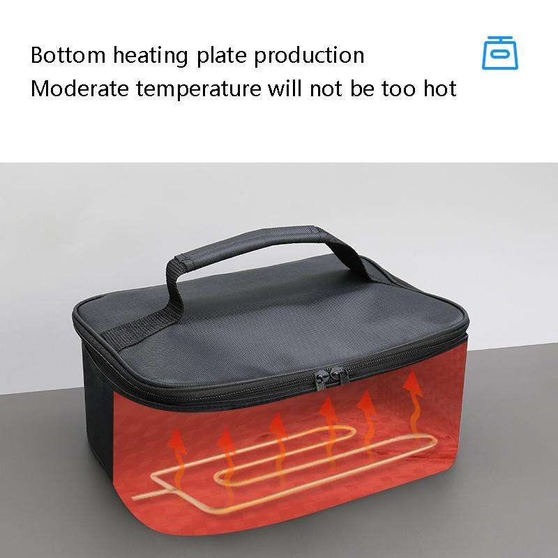 MZL005 12V Food Warmers Electric Heater Lunch Box Container(Black)