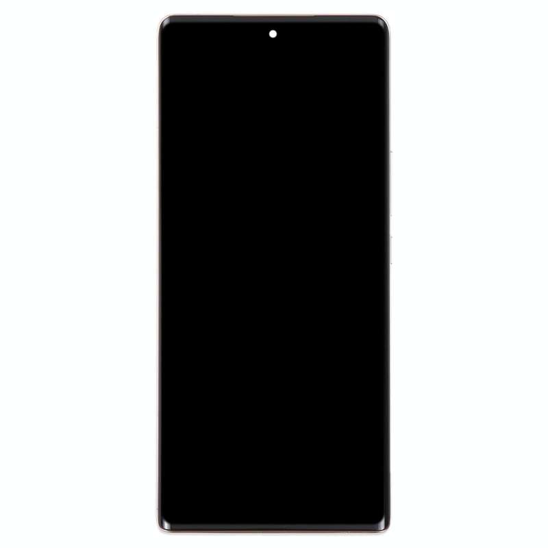 Original LCD Screen For Honor 70 Digitizer Full Assembly with Frame(Gold)