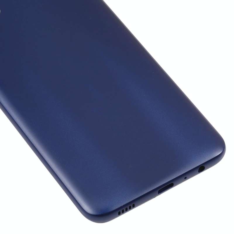 For Samsung Galaxy A03S SM-A037F Battery Back Cover (Blue)