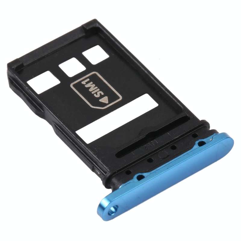 SIM Card Tray + NM Card Tray for Huawei P40 Pro+ (Blue)