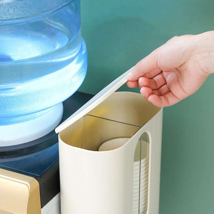 Household Punch-free Wall-mounted Disposable Paper Cup Taker Automatic Water Cup Holder Dispenser...