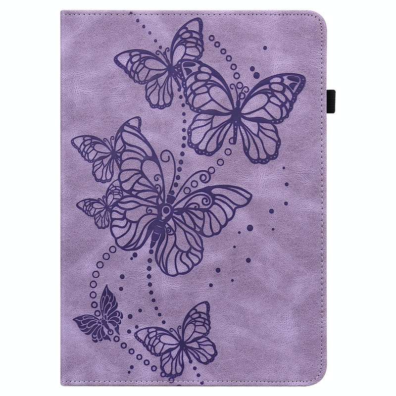 For Samsung Galaxy Tab S6 Lite P610/P615 Embossed Butterfly Pattern Horizontal Flip Leather Table...