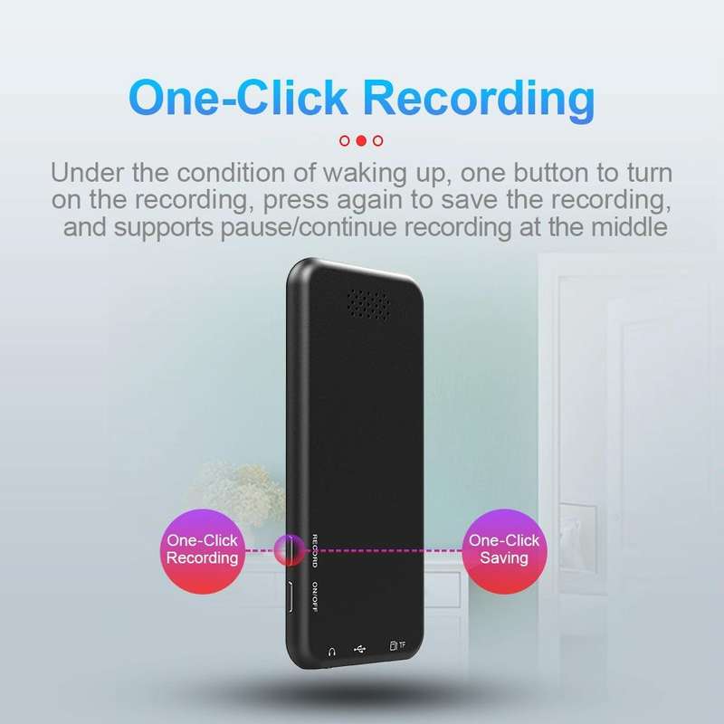 8GB M15 Multi-function Smart Voice Recorder MP3 Hifi Sound Music Player Walkman, Bluetooth Version