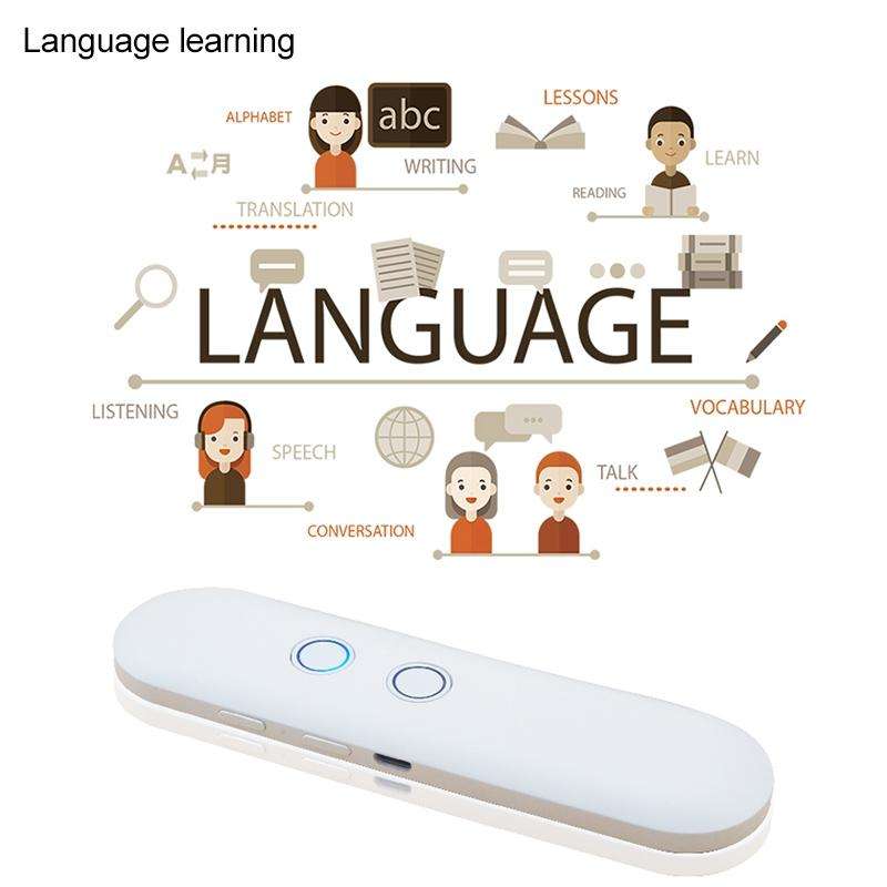 T4 Portable AI Smart Voice Translator Business Travel Real Time Translation Machine Support 42 La...