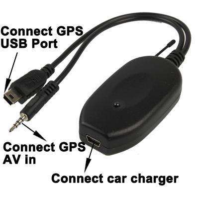 2.4G Wireless GPS Car Rear View Reversing Backup Camera , Wide viewing angle: 120 Degrees (WX306B...
