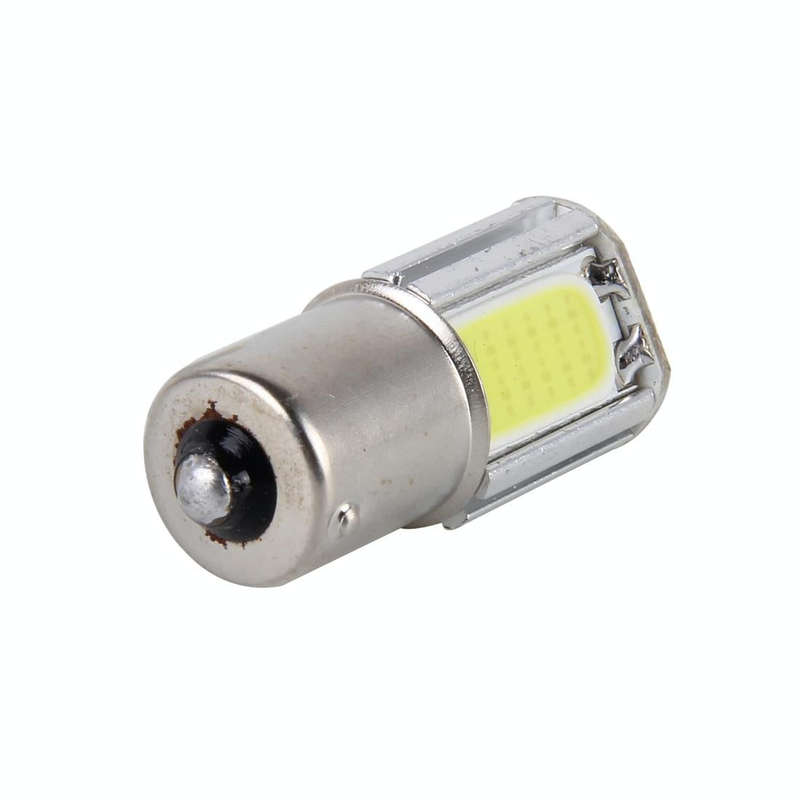 2 PCS 1156/BA15S 5W 6000K 350lm 4 COB LEDs Canbus Car Brake Light Tail Light Bulb, DC 12V(White L...