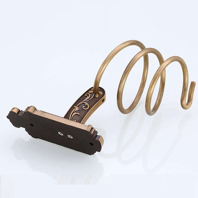 A3 Bathroom Antique Towel Ring Towel Rack(Hair Dryer Shelf)