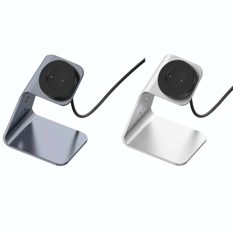 For Huawei Watch GT 2 / GT / GT 2e Universal Aluminum Alloy Magnetic Charger Holder(Grey)