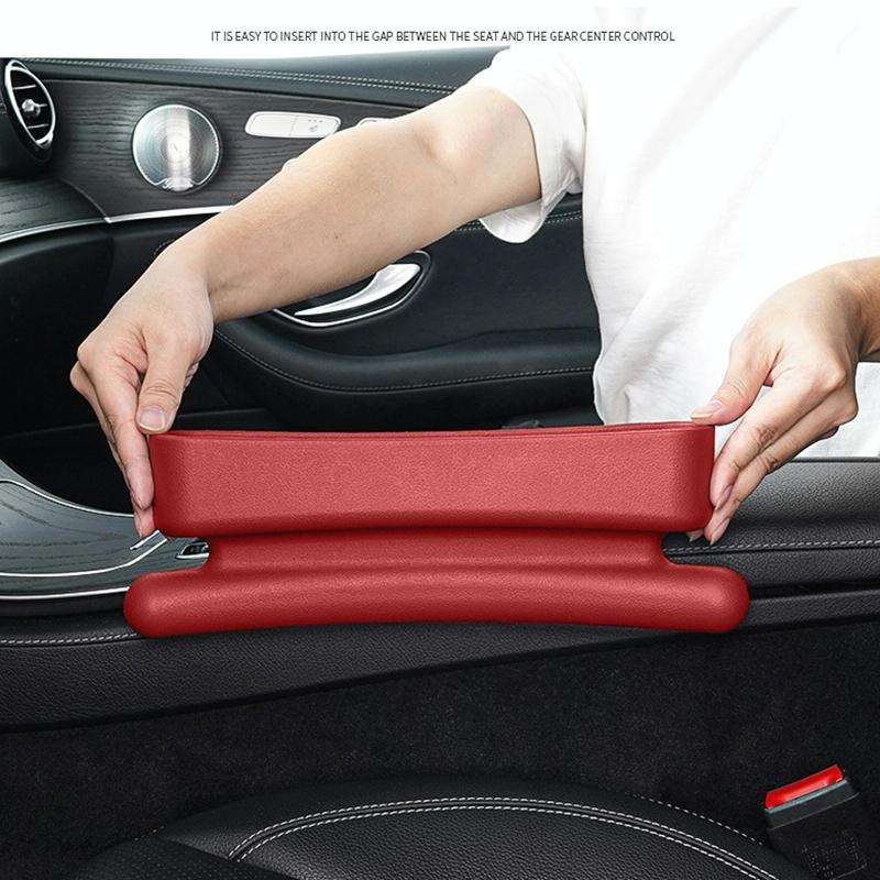 Car Gap Storage Box Multifunctional Car Seat Crevice Storage Box, Specification: 1 Pair (Brown)