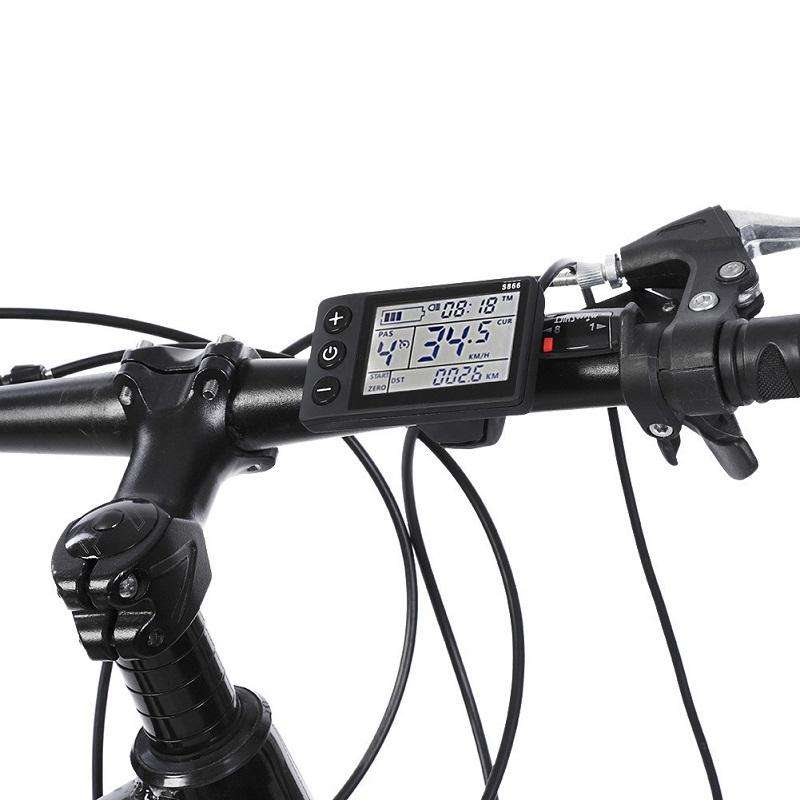 S866 Electric Bicycle Mountain Bike LCD Meter, Specification: B Type