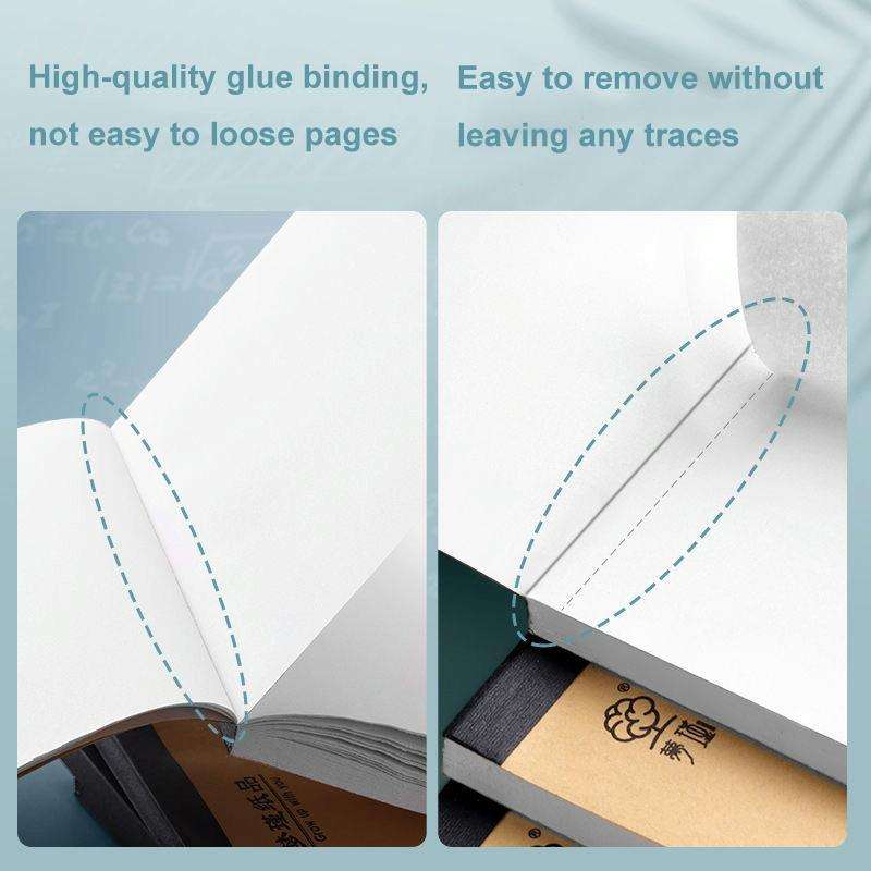 100 Pages /Book Thickened Glue Binding Draft Book Students Multipurpose Blank Sketch Paper(Upgraded)