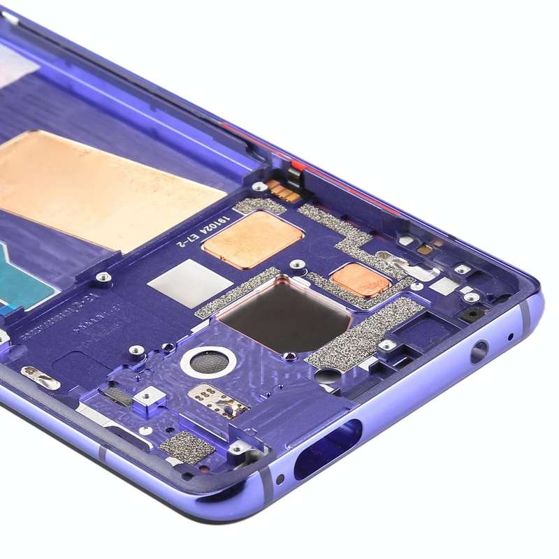 Front Housing LCD Frame Bezel Plate With Side Keys for Xiaomi Redmi K30 Pro (Purple)