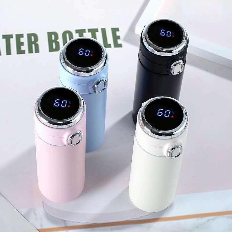 Smart Temperature Measurement Digital Display Stainless Steel Vacuum Flask Cup, Capacity:420ml(Li...