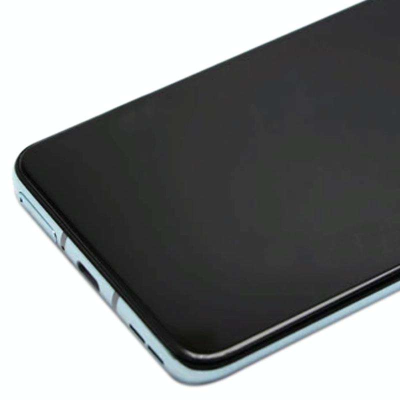 For OnePlus 8T 5G KB2001 KB2000 KB2003 AMOLED LCD Screen Digitizer Full Assembly With Frame (Blue)