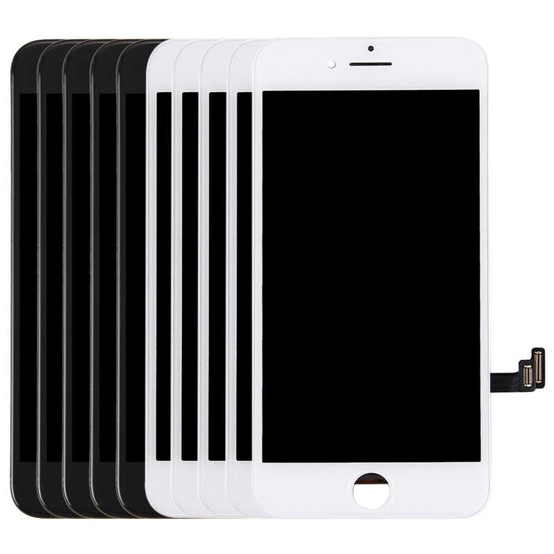 5 PCS Black + 5 PCS White TFT LCD Screen for iPhone 7 with Digitizer Full Assembly (5 Black + 5 W...