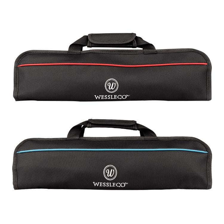 WESSLECO Kitchen Cutter Storage Bag Portable Knife Tool Bag(Red)