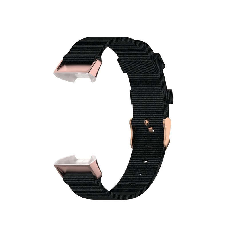 For Fitbit Charge 4 / Charge 3 / Charge3 SE Braided Nylon Watch Band Plastic Head, Size: Free Siz...