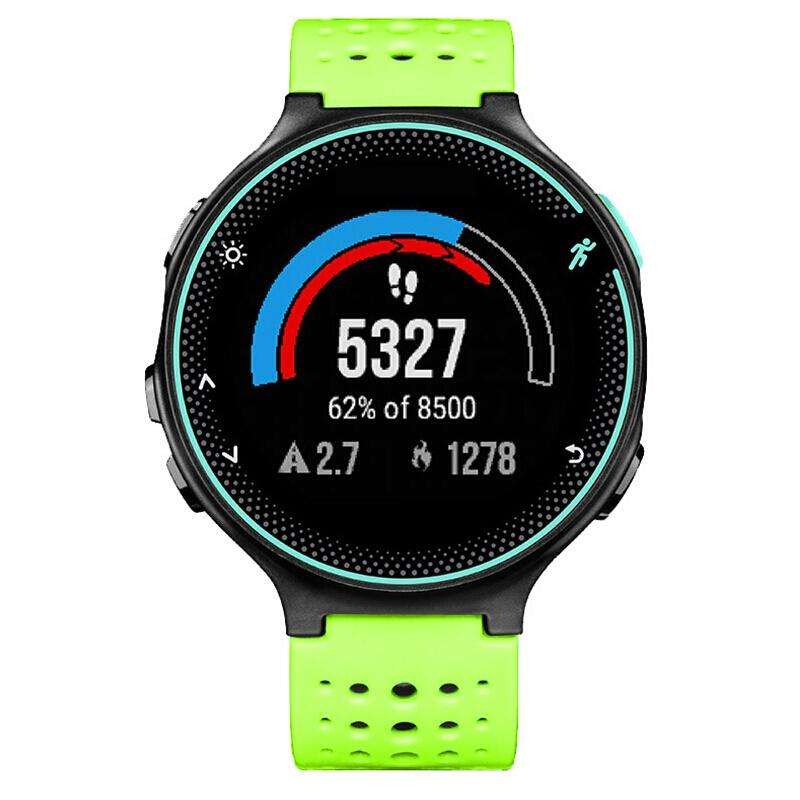 For Garmin Forerunner 235 Two-color Watch Band(Green Black)