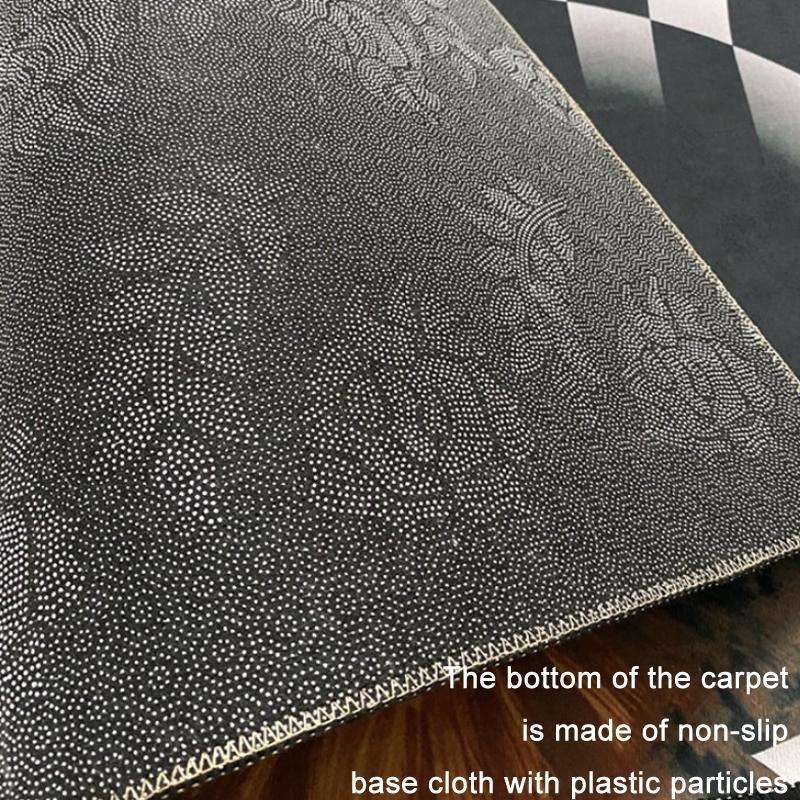 3D Geometric Stereo Trap Vision Living Room Bedroom Carpet, Size: 40x60cm(Rectangular Visual B)