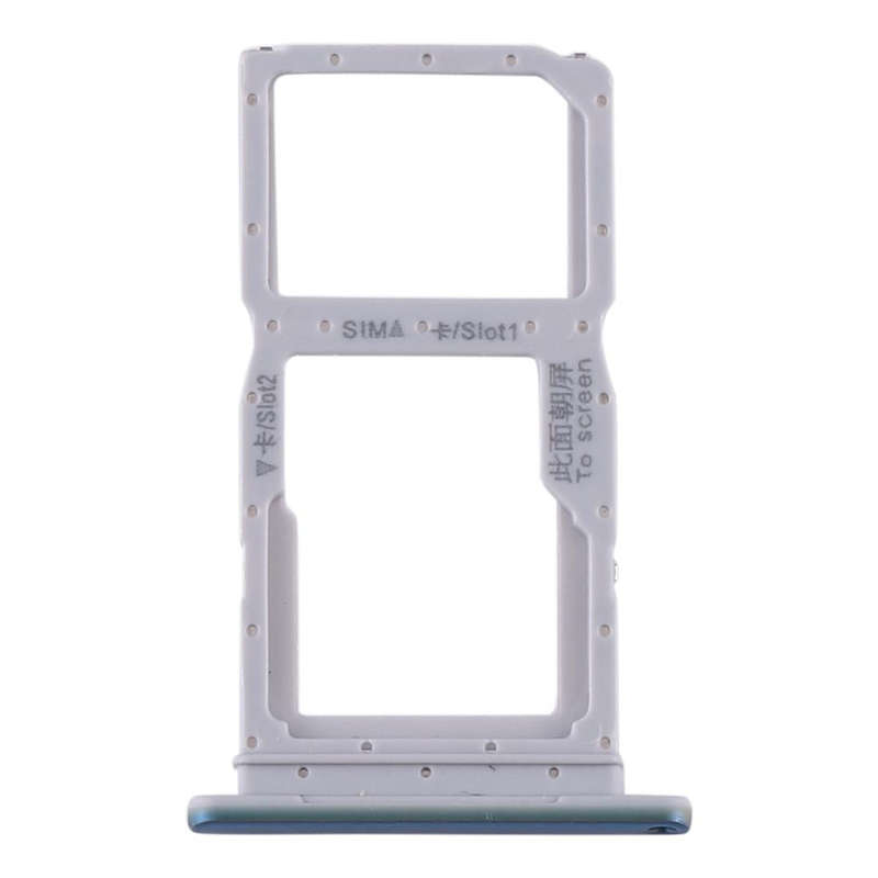 SIM Card Tray + SIM Card Tray / Micro SD Card Tray for Huawei P smart Pro 2019 (Blue)