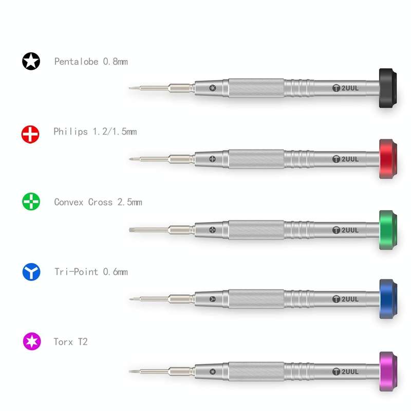2UUL Torx T2 Colorful Flyshaft Screwdriver