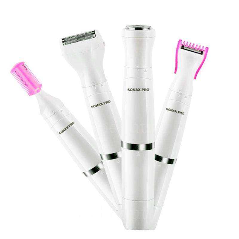 SONAX PRO SN-8933 4 In 1 Electric Women Shaver Multi-Function USB Charge Scraping Knife Hair Remo...