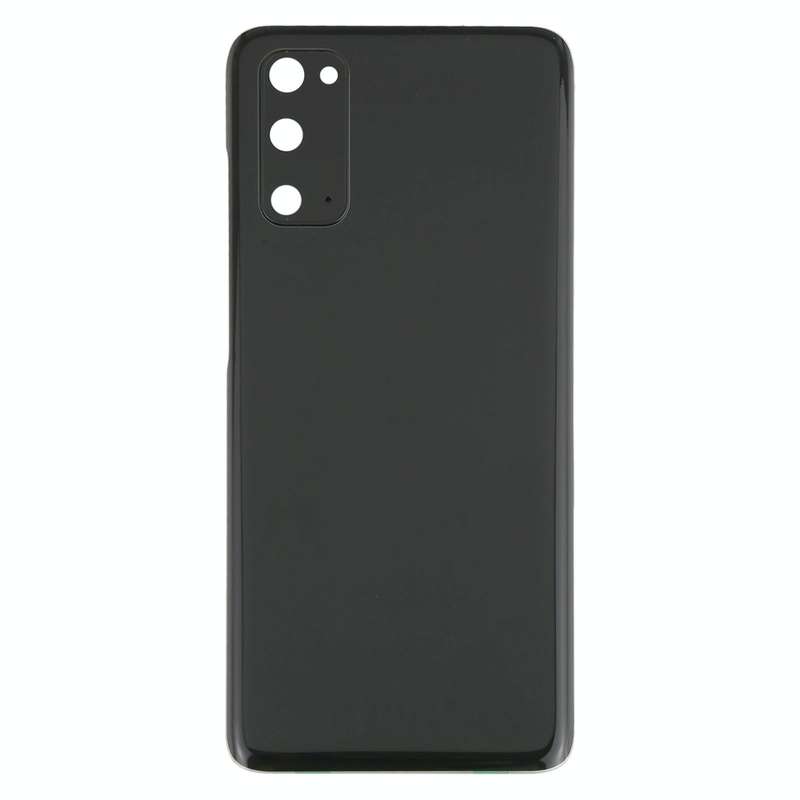 For Samsung Galaxy S20 Battery Back Cover with Camera Lens Cover (Black)