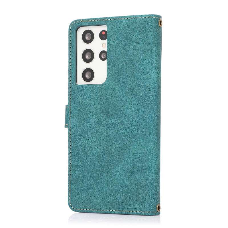 For Samsung Galaxy S21 Ultra 5G PU + TPU Horizontal Flip Leather Case with Holder & Card Slot & W...