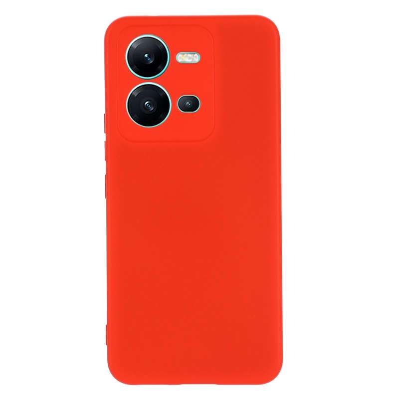 For vivo V25 5G / V25E 5G / X80 Lite Pure Color Liquid Silicone Shockproof Full Coverage Phone Ca...