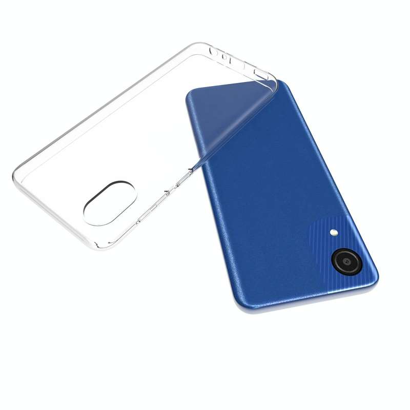 For Samsung Galaxy A03 Core Waterproof Texture TPU Phone Case(Transparent)