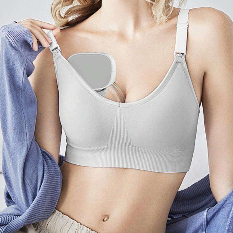 Wearable Automatic Breast Pump Massage Hands-free Invisible Wireless Large Suction Breast Pump S9...