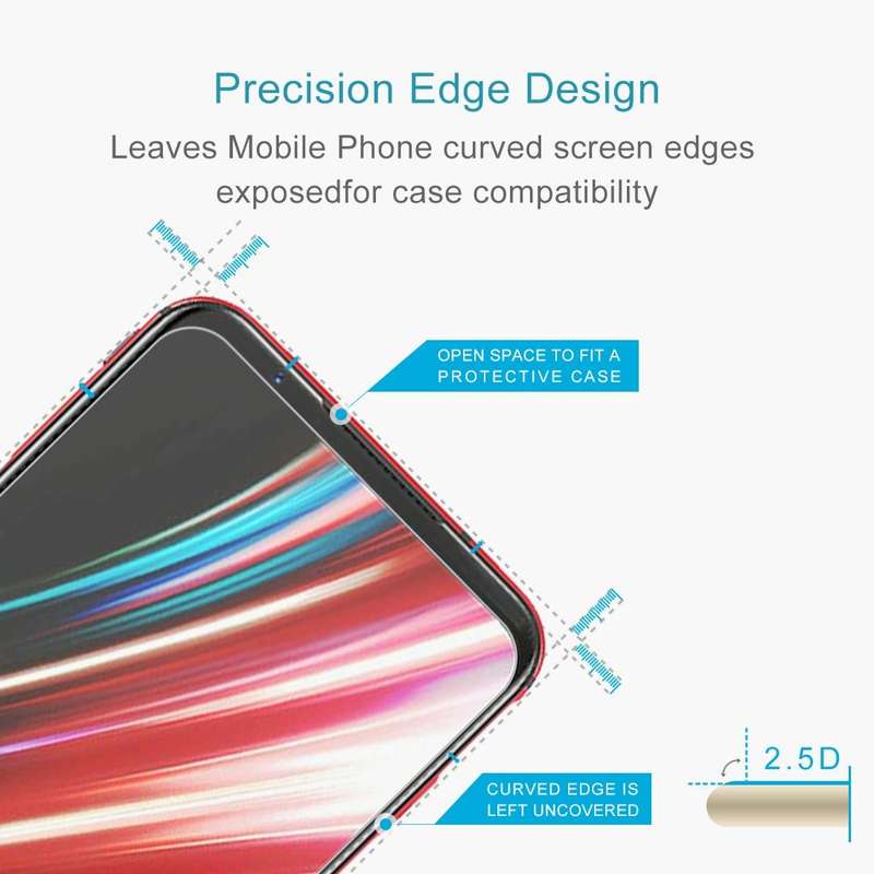 For ZTE nubia Red Magic 5G / Magic 5S 50 PCS 0.26mm 9H 2.5D Tempered Glass Film