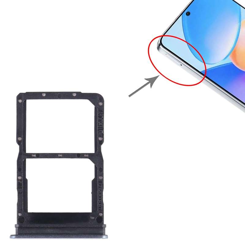 For Honor X40i SIM + SIM Card Tray (Silver)