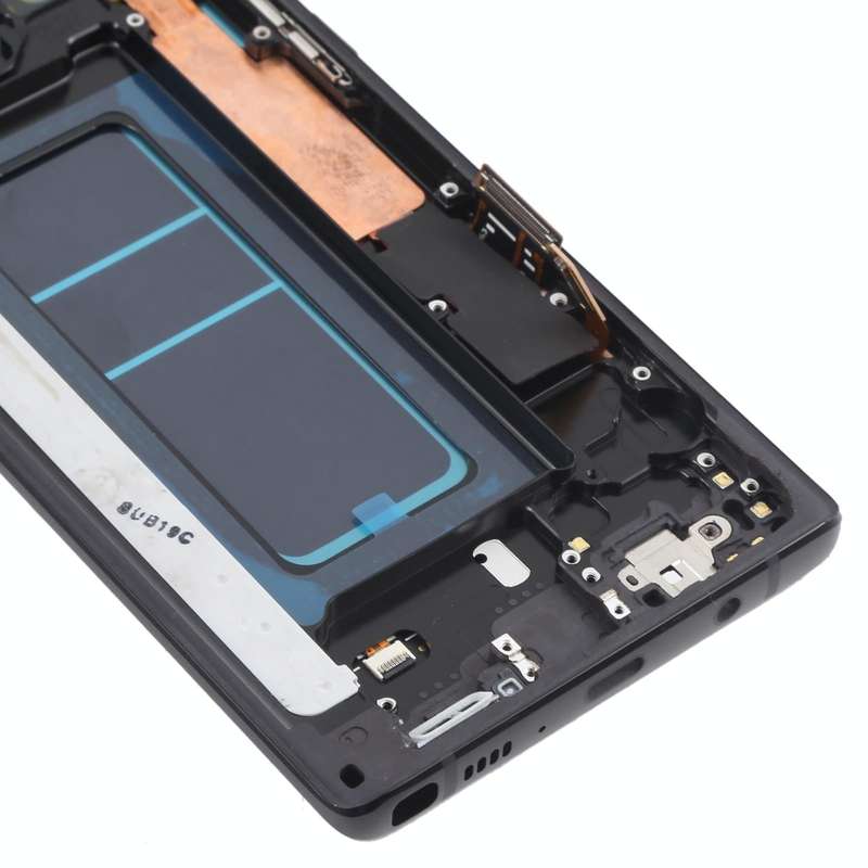 OLED LCD Screen for Samsung Galaxy Note9 SM-N960 Digitizer Full Assembly with Frame (Black)